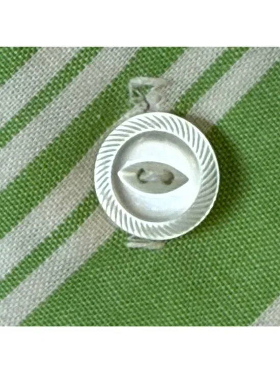 Vintage 60's Womens Dress Handmade Green White Stripe Sleeveless Shift 14 16 - Picture 8 of 15